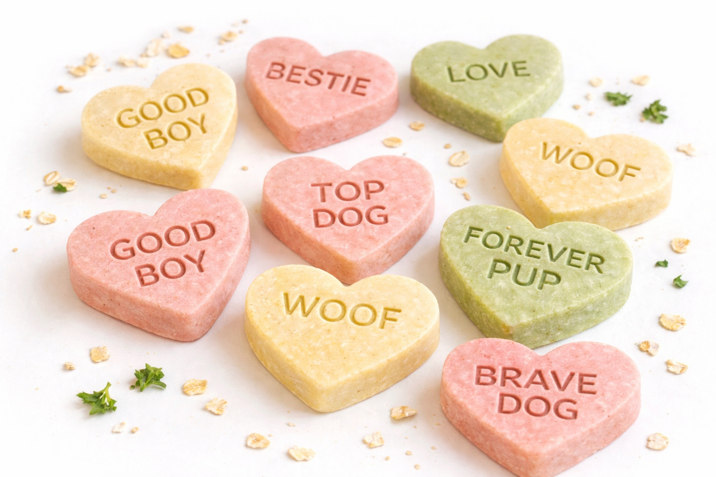 LilPups – Salmon Heart Treats for Dogs (Pre-Order)